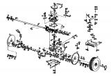 Ersatzteile Gutbrod Motormäher mit Antrieb HB 47 R Typ: 02847.08  (1990) Getriebe