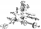 Ersatzteile Gutbrod Motormäher mit Antrieb MH 454 R Typ: 04006.02  (1990) Getriebe