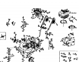 Ersatzteile Gutbrod Motormäher MH 454 E Typ: 04004.03  (1990) Grundgerät
