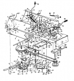 Ersatzteile Super Gartentraktoren Super 18-117 N Typ: 141-849H  (1991) Fahrantrieb, Motorkeilriemenscheibe