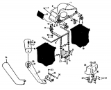 Ersatzteile Zubehör Garten- und Rasentraktoren Grasfangeinrichtung GFE 90-10 Typ: 04015.03  (1991) Grasfangkorb