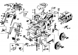 Ersatzteile Gutbrod Motormäher HB 40 Typ: 02896.01  (1991) Grundgerät