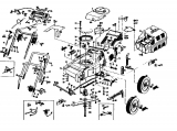Ersatzteile Gutbrod Motormäher HB 40 LE Typ: 02896.06  (1991) Grundgerät