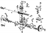 Ersatzteile Gutbrod Motormäher mit Antrieb HB 47 R-4 BS Typ: 04001.01  (1991) Getriebe