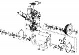 Ersatzteile Gutbrod Motormäher mit Antrieb Turbo HBSR Typ: 04011.03  (1991) Getriebe