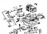Ersatzteile Golf Motormäher 345 HL 4 Typ: 02842.02  (1991) Grundgerät