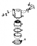 Ersatzteile Gutbrod Balkenmäher BM 100-2/G Typ: 07507.01  (1991) Luftfilter