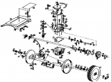 Ersatzteile Gutbrod Motormäher mit Antrieb MS 482 R Typ: 04008.03  (1991) Getriebe