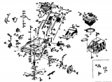 Ersatzteile Gutbrod Motormäher mit Antrieb HB 47 R-4 BSE Typ: 04001.02  (1992) Grundgerät