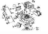 Ersatzteile Golf Elektromäher 345 HE Typ: 02841.05  (1992) Grundgerät