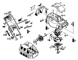 Ersatzteile Gutbrod Elektromäher HE 40 Edition line Typ: 02806.06  (1992) Grundgerät