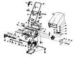 Ersatzteile Diana Elektrovertikutierer 320 VE Typ: 02801.04  (1992) Grundgerät