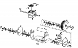 Ersatzteile Golf Motormäher mit Antrieb 445 HR 4 Typ: 04011.05  (1992) Getriebe, Höhenverstellung, Räder
