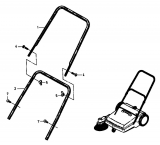 Ersatzteile Gutbrod Handkehrmaschinen B 77 Typ: 02067.03  (1992) Holm