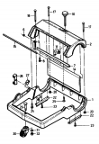 Ersatzteile Gutbrod Handkehrmaschinen B 77 Typ: 02067.03  (1992) Kehrgutbehälter