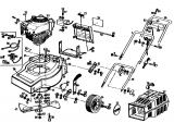 Ersatzteile Gutbrod Motormäher Turbo HBSE Typ: 02893.07  (1992) Grundgerät