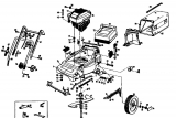 Ersatzteile Gutbrod Motormäher MH 404 Typ: 04018.01  (1992) Grundgerät