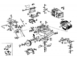 Ersatzteile Gutbrod Motormäher mit Antrieb Turbo HBSR Typ: 04011.03  (1992) Grundgerät