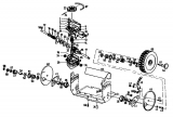 Ersatzteile Gutbrod Motormäher mit Antrieb Turbo HBSR Typ: 04021.03  (1993) Getriebe