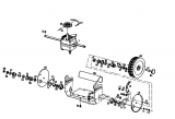 Ersatzteile Golf Motormäher mit Antrieb 445 HR 4 E Typ: 04011.06  (1993) Getriebe, Höhenverstellung, Räder