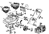 Ersatzteile Gutbrod Motormäher Turbo HBS Typ: 02894.03  (1993) Grundgerät
