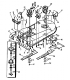Ersatzteile Gutbrod Rasentraktoren RSB 100-12 Typ: 04015.02  (1993) Mähwerk 100cm