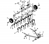 Ersatzteile Zubehör Garten- und Rasentraktoren Rasenlüfter RSK 100 Typ: 04012.05  (1993) Grundgerät