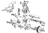 Ersatzteile Gutbrod Motormäher mit Antrieb MS 482 PR Typ: 04016.03  (1993) Getriebe