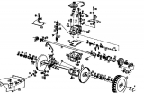 Ersatzteile Gutbrod Motormäher mit Antrieb MH 454 REB Typ: 04006.08  (1993) Getriebe