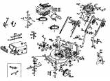 Ersatzteile Gutbrod Motormäher MH 454 Typ: 04004.05  (1993) Grundgerät