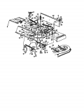 Ersatzteile MTD Rasentraktor 11/30 Typ: 133C679C600  (1993) Mähwerksaushebung 