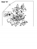 Ersatzteile Super Rasentraktoren Super 14-107 V Typ: 133S619G600  (1993) Mähwerk G (42/107cm)