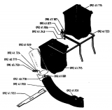 Ersatzteile Gutbrod Rasentraktoren RSB 80-10 Typ: 04015.09  (1994) Grasfangkorb
