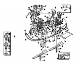 Ersatzteile Gutbrod Rasentraktoren RSB 110-16 H Typ: 00097.02  (1994) Mähwerk 110cm