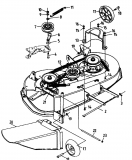 Ersatzteile Gutbrod Rasentraktoren RSB 100-12 Typ: 00097.05  (1994) Mähwerk 100cm