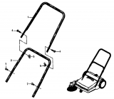Ersatzteile Gutbrod Handkehrmaschinen B 77 Typ: 02067.03  (1994) Holm