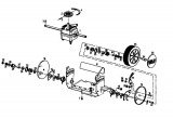 Ersatzteile Golf Motormäher mit Antrieb Golf BRL Typ: 04021.06  (1994) Getriebe, Höhenverstellung, Räder