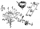 Ersatzteile Gutbrod Motormäher SB 48 Typ: 02670.03  (1994) Grundgerät