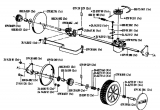 Ersatzteile Gutbrod Motormäher mit Antrieb HB 48 RL Typ: 02815.01  (1994) Getriebe, Räder