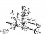 Ersatzteile Gutbrod Motormäher mit Antrieb MH 454 REB Typ: 04006.08  (1994) Getriebe, Räder