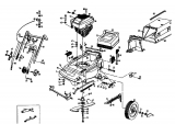 Ersatzteile Gutbrod Motormäher MH 404 Typ: 04018.01  (1994) Grundgerät