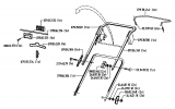 Ersatzteile Gutbrod Elektromäher HE 48 L Typ: 02817.01  (1994) Holm