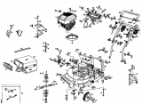 Ersatzteile Gutbrod Motormäher MH 454 BE Typ: 04023.01  (1995) Grundgerät