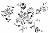 Ersatzteile Gutbrod Motormäher MH 404 Typ: 04018.05  (1995) Grundgerät