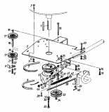 Ersatzteile Gutbrod Rasentraktoren Sprint 1002 E Typ: 02840.08  (1995) Fahrantrieb, Mähantrieb