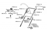 Ersatzteile Gutbrod Elektromäher HE 48 L Typ: 02817.03  (1995) Holm