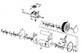Ersatzteile Stinnes Pro Motormäher mit Antrieb PRO-BHR 45 Typ: 04033.04  (1995) Getriebe, Höhenverstellung, Räder