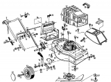 Ersatzteile Diana Elektromäher 45 E Typ: 02824.06  (1995) Grundgerät