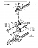Ersatzteile Yard-Man Rasentraktoren 115/30 Typ: 136C561C643  (1996) Getriebe