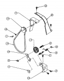 Ersatzteile Gutbrod Laubsauger mit Häckselfunktion LSH 66-80 Typ: 04201.04  (1996) Keilriemen, Spannrolle